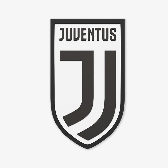 Объемная эмблема футбольного клуба Ювентус