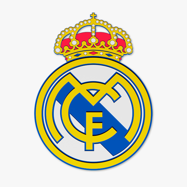 Объемная клубная эмблема Реал Мадрид