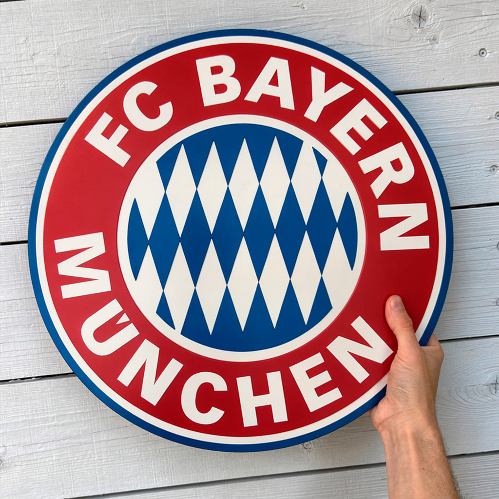 Bayern München объемная эмблема